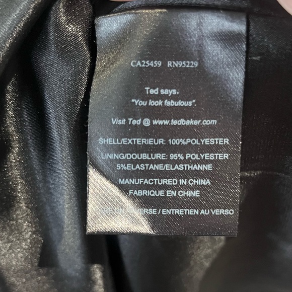 Ted Baker London Dress - Size 3 - Multi Coloured - Picture 5 of 5